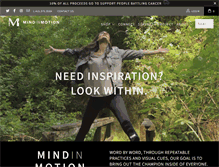 Tablet Screenshot of getyourmindinmotion.com